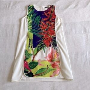 HALE Bob Tropical Print Tunic Dress Size Small